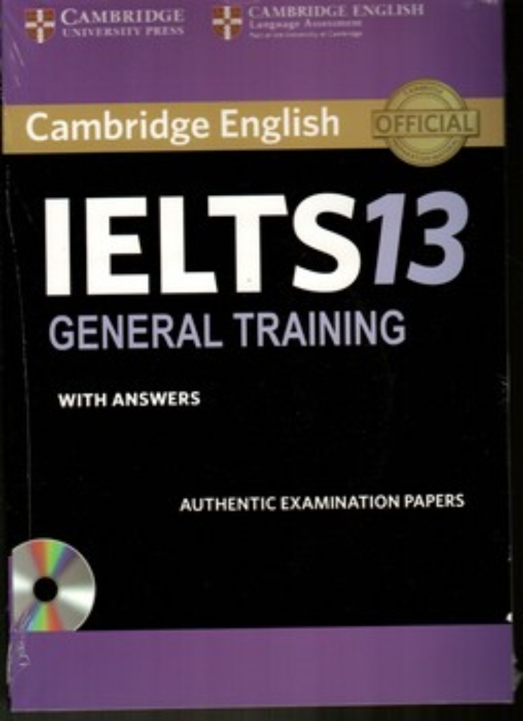 تصویر  IELTS 13 - General Training - Cambridge + CD (رقعی-شمیز)